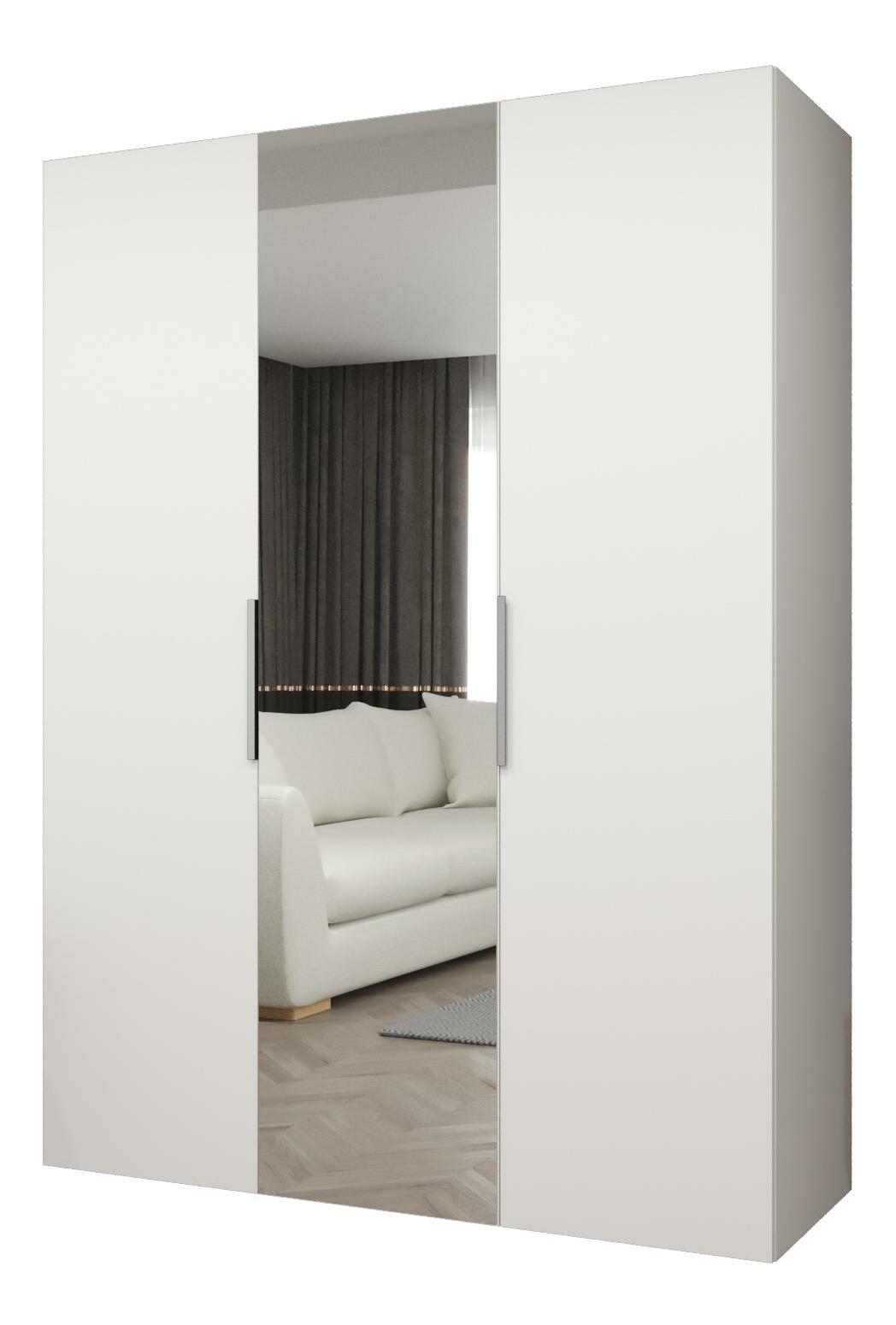 Dulap de haine 150 cm Mirabella 2 (alb + Cașmir)