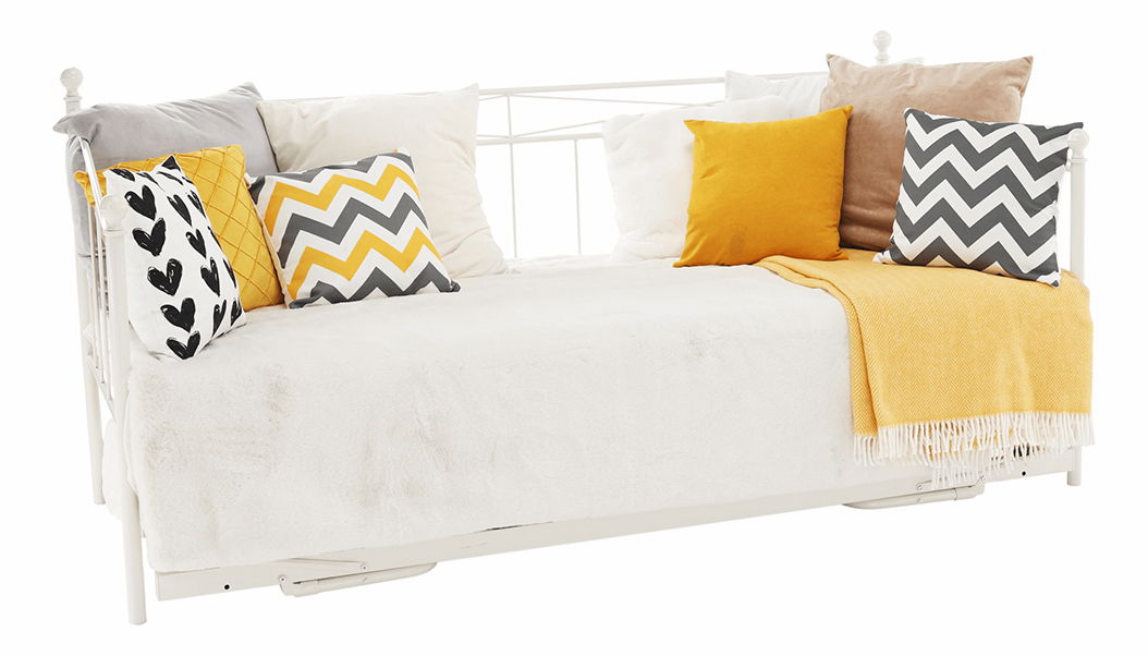 Szétnyitható ágy 90 cm Zinnia (ágyráccsal)