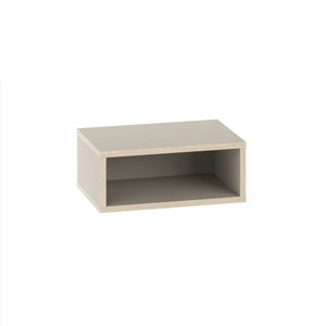 Noptieră Bricen (bej-gri)