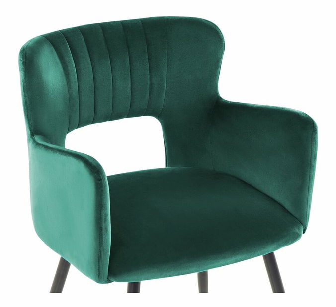 Set blagovaonskih stolica (2 kom.)- Shelba (smaragdna) 