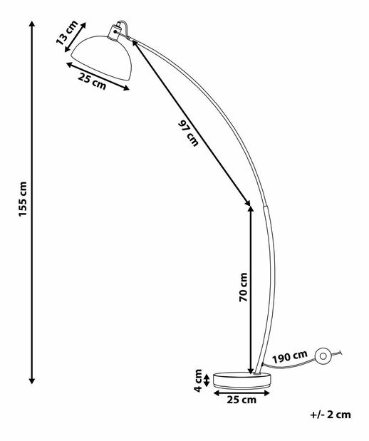Lampă Dansa (negru)