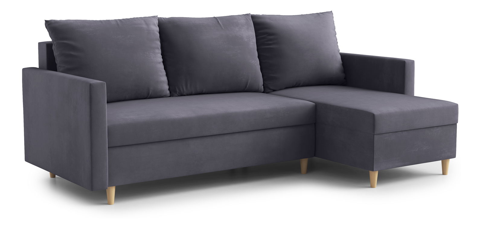 Sarokkanapé Ronaldo (J) (sötétszürke)