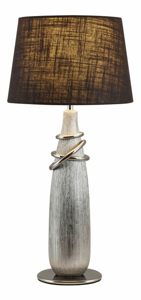 Stolová lampa Evelyn 4390 (strieborná + čierna)