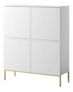 Komód Bennasi B1  (fehér + arany)
