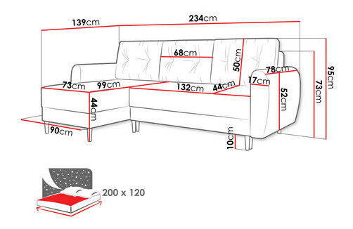 Sarokkanapé Keklat S (sötétzöld) (tárolóhellyel)