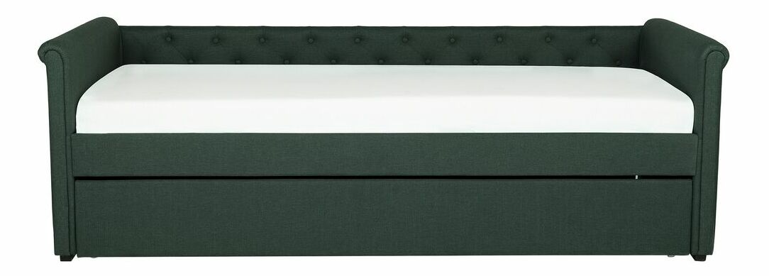 Pat extensibil 90 cm LISABON (cu somieră) (verde)