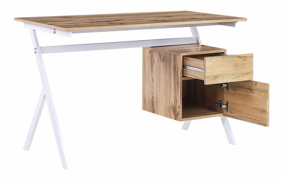 PC asztal Ash (világos fa)