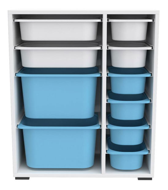 Organizator jucării Dremonka 10 (alb + albastru)