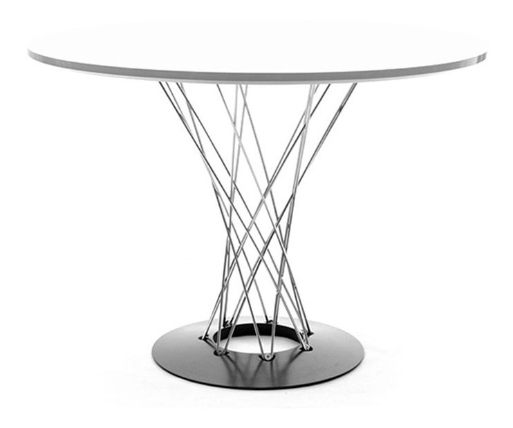 Jedálenský stôl Torpedo (biela + chrómová)