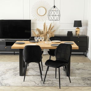 Scaun sufragerie Inolvidable (negru) 