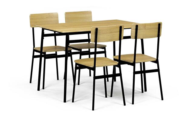Set mobilier sufragerie Anasagasti 2 (stejar sălbatic) (pentru 4 persoane)