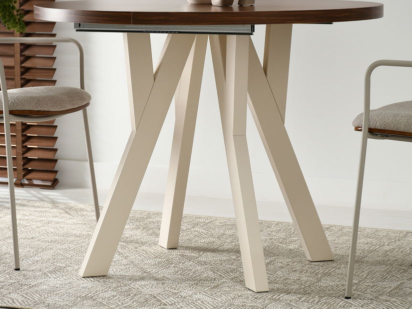 Jedálenský stôl Bulgaria (krémová)