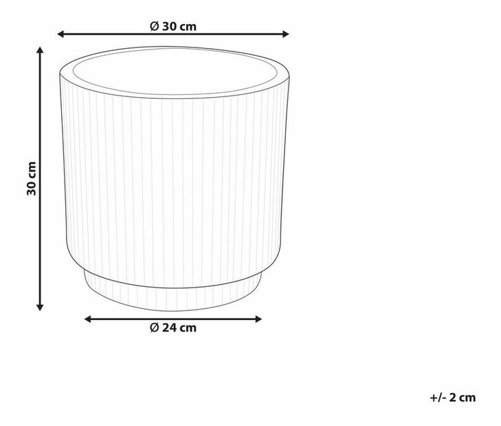Ghiveci ⌀ 30 cm Dary (bej)