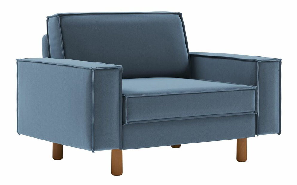 Kreslo Spary L (morská + orech)