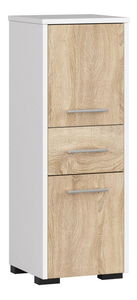 Kúpeľňová skrinka Farid TYP6 (biela + dub sonoma)