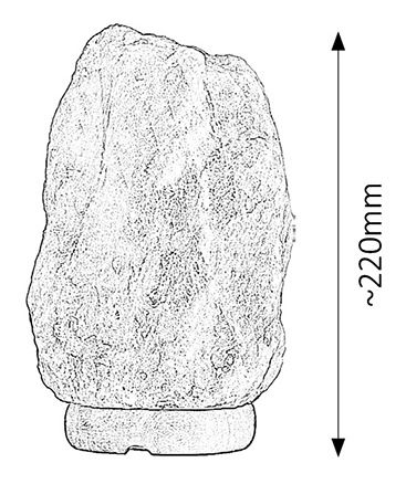 Dekorativna svjetiljka Rock 4127 (smeđa)