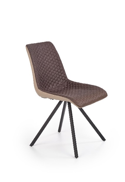 Jedálenská stolička Rock (hnedá + béžová)