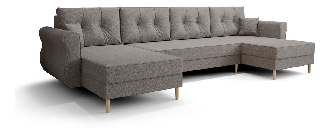 Kutna garnitura u obliku slova U Arcane U (siva)