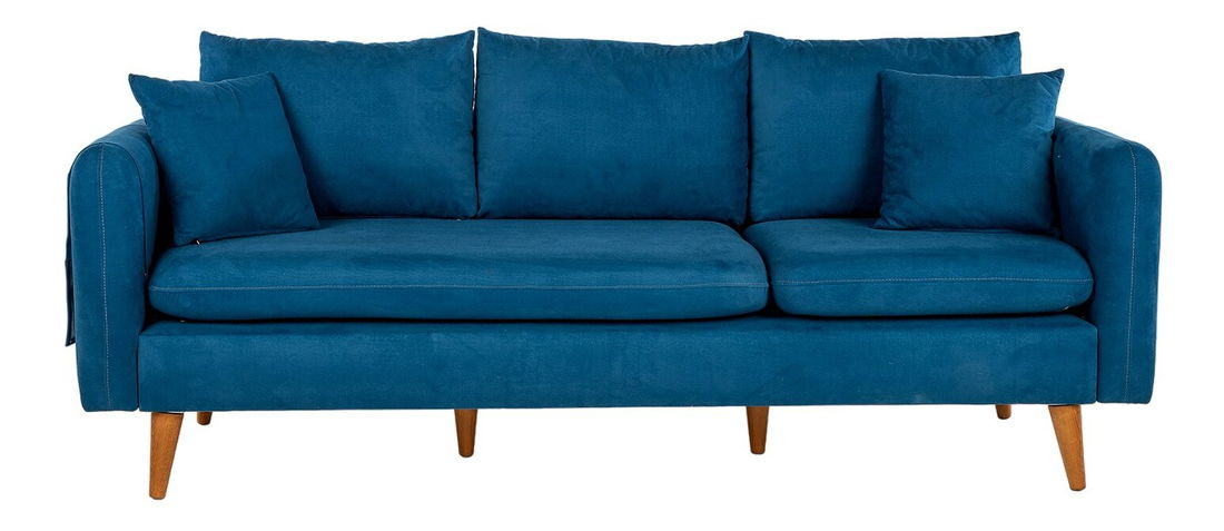 Háromszemélyes kanapé Sanfrisco (sötétkék)