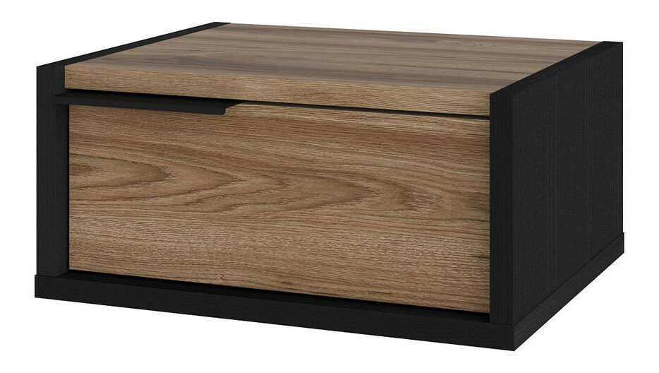 Noptieră Eccolia (negru + natural)