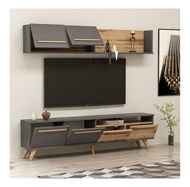 Mobilier living Valobe 2 (Nuc + antracit) 