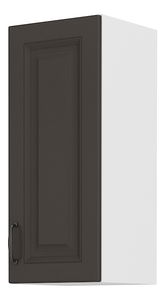 Dulap superior bucătărie Sheila 30 G 72 1F (alb + grafit)