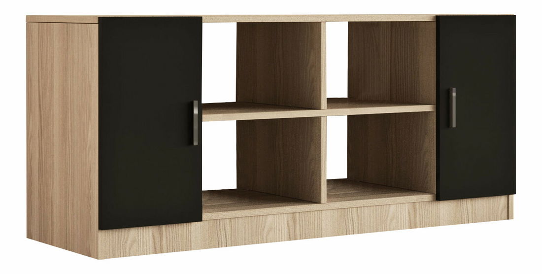 Ormarić Vincent 6 (hrast + crna)