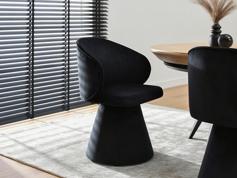 Jedálenská stolička Simulada (čierna)