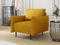 Fotel Izaria  (mustár + fekete) 