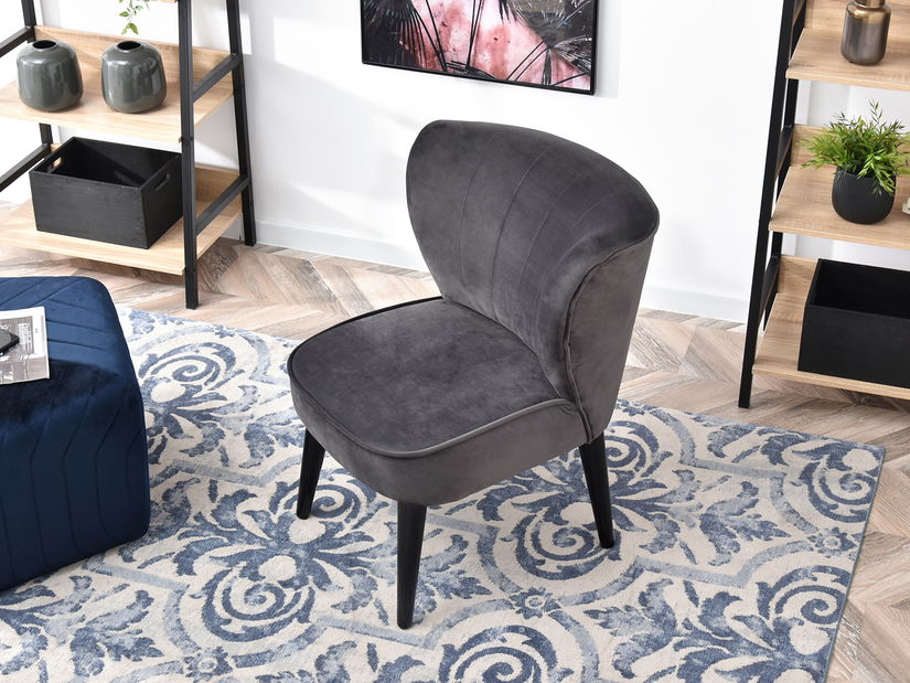 Relaxačné kreslo Arginteno (sivá + čierna)