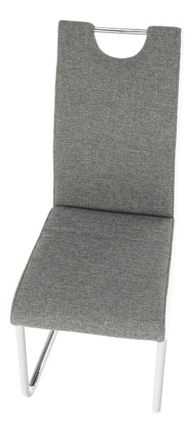 Scaun de sufragerie Ive (gri închis + alb)