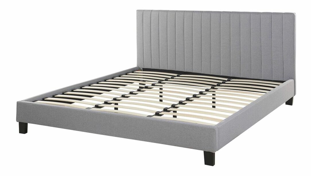 Bračni krevet 180 cm PARASO (svijetlosiva) (s podnicom)