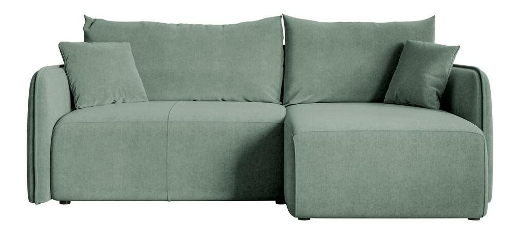 Kutna garnitura Mamma (morsko zelena + crna) (D)