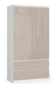 Dulap de haine Submarino (alb + cappuccino lucios)