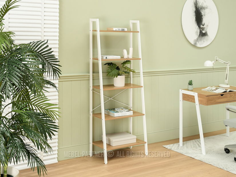 Regal Jeans (hrast + bijela)