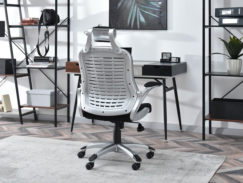 Fotelja Lumpo (crna + srebrna)