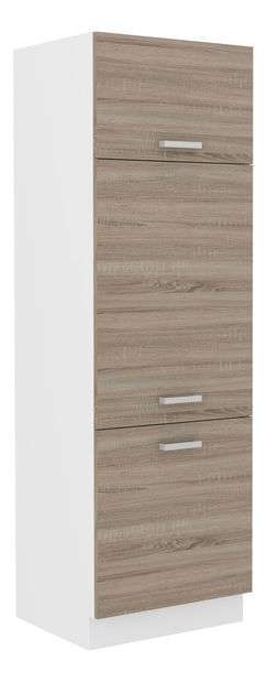 Élelmiszer konyhai szekrény Domton 60 Hskk-200 (korpus: fehér + front: szonoma trüffel tölgy)