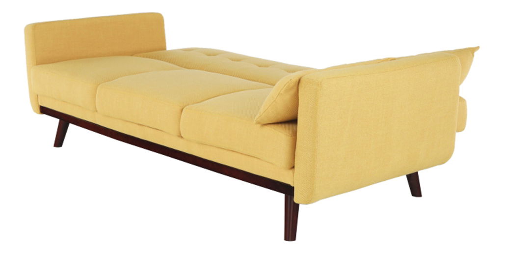 Szétnyitható kanapé Alestra (mustár)
