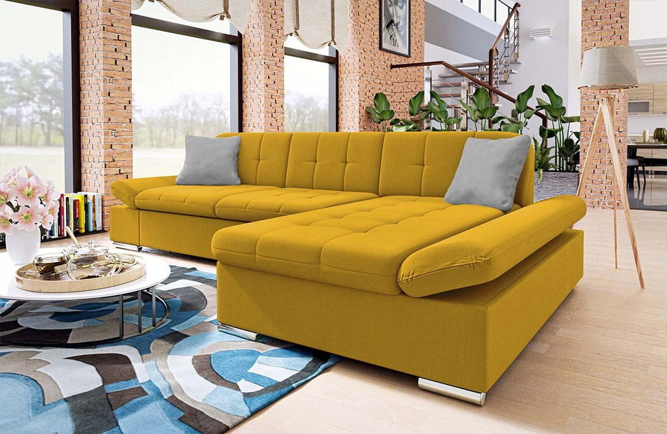 Sarokkanapé garnitúra Makalu (grafitszürke)