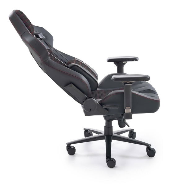 Fotoliu gaming Balgur (gri închis + negru)