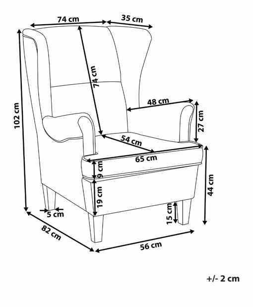 Fotoliu Absecon (gri)