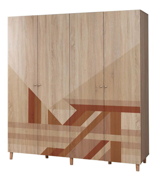 Ruhásszekrény London 910 (szonoma tölgy)