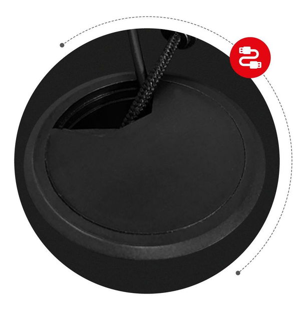 PC asztal Hyperion 1.8 (fekete)