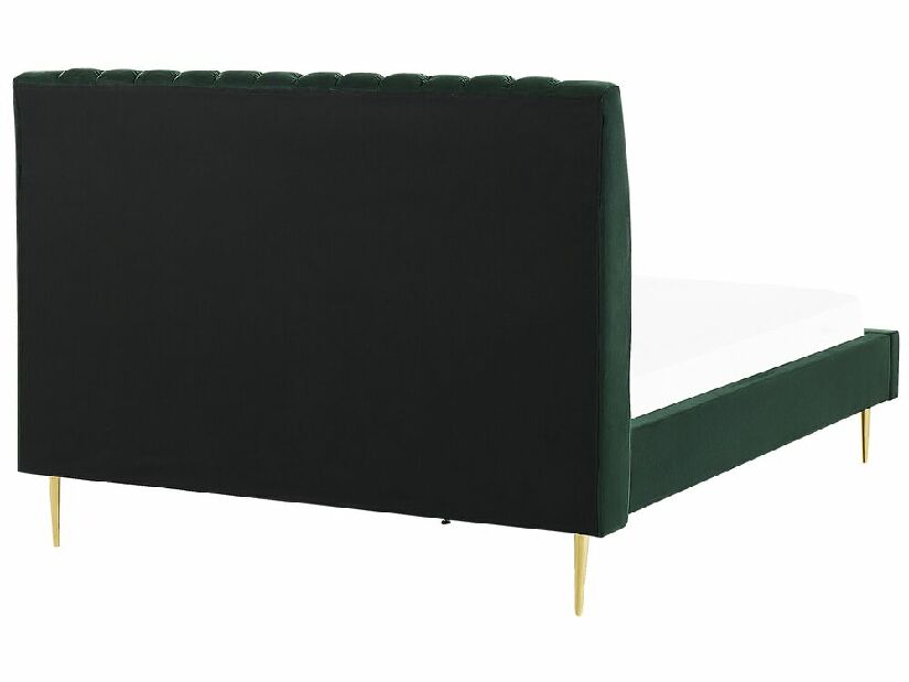 Manželská posteľ 180 cm Marvik (zelená)
