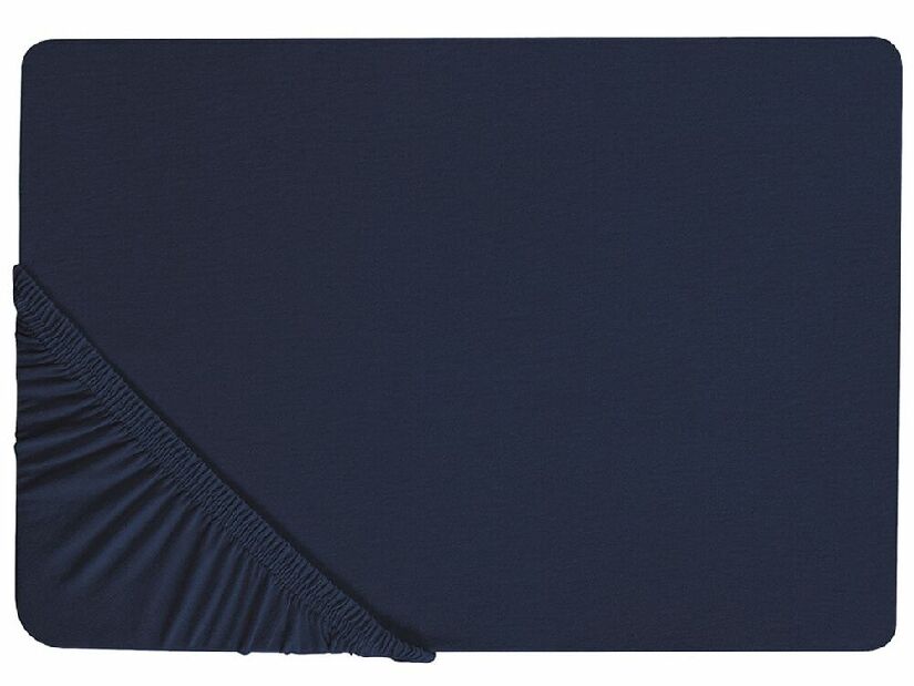 Plachta na posteľ 200 x 200 cm Hoffie (tmavomodrá)