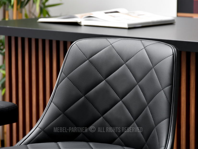 Stolička Haire (čierne drevo + čierna)