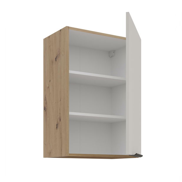 Dulap superior de bucătărie Sayla 50 G-72 1F (cashmir + Stejar artisan)