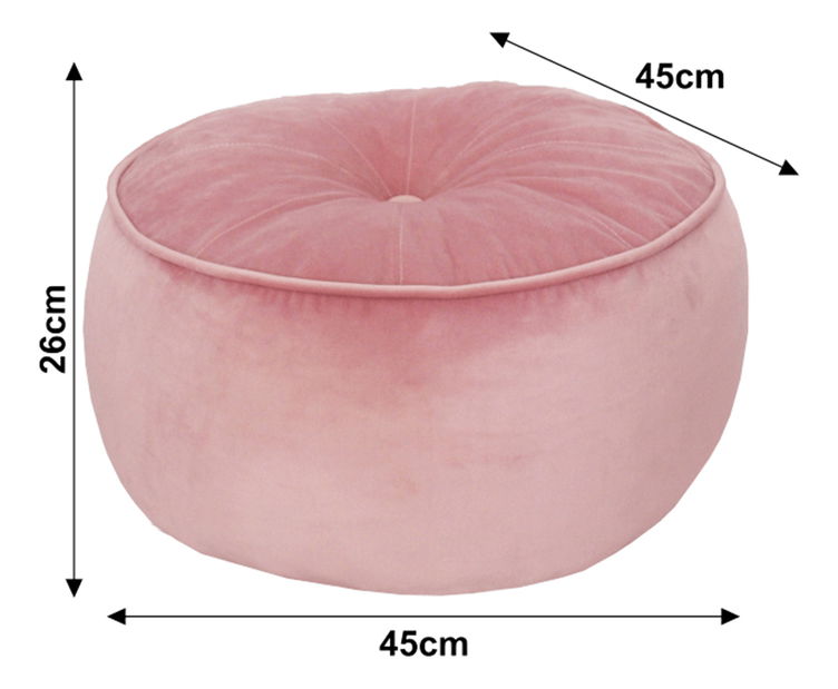 Taburetka Keman (ružová)