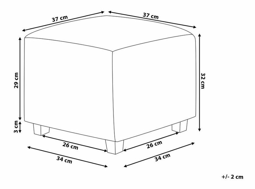 Taburetka Kalkaska (svetlosivá)