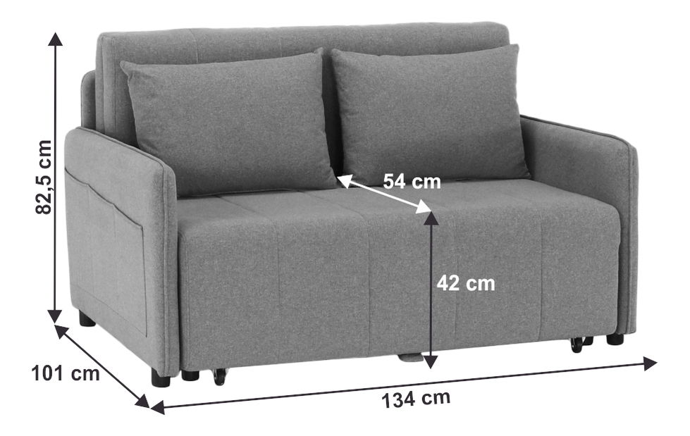 Canapea extensibilă Nidaro *vânzare stoc